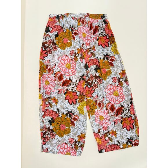 JohnPaulRichards Boho Floral Wide Leg, Draw String Pants, Size XL - Picture 2 of 3